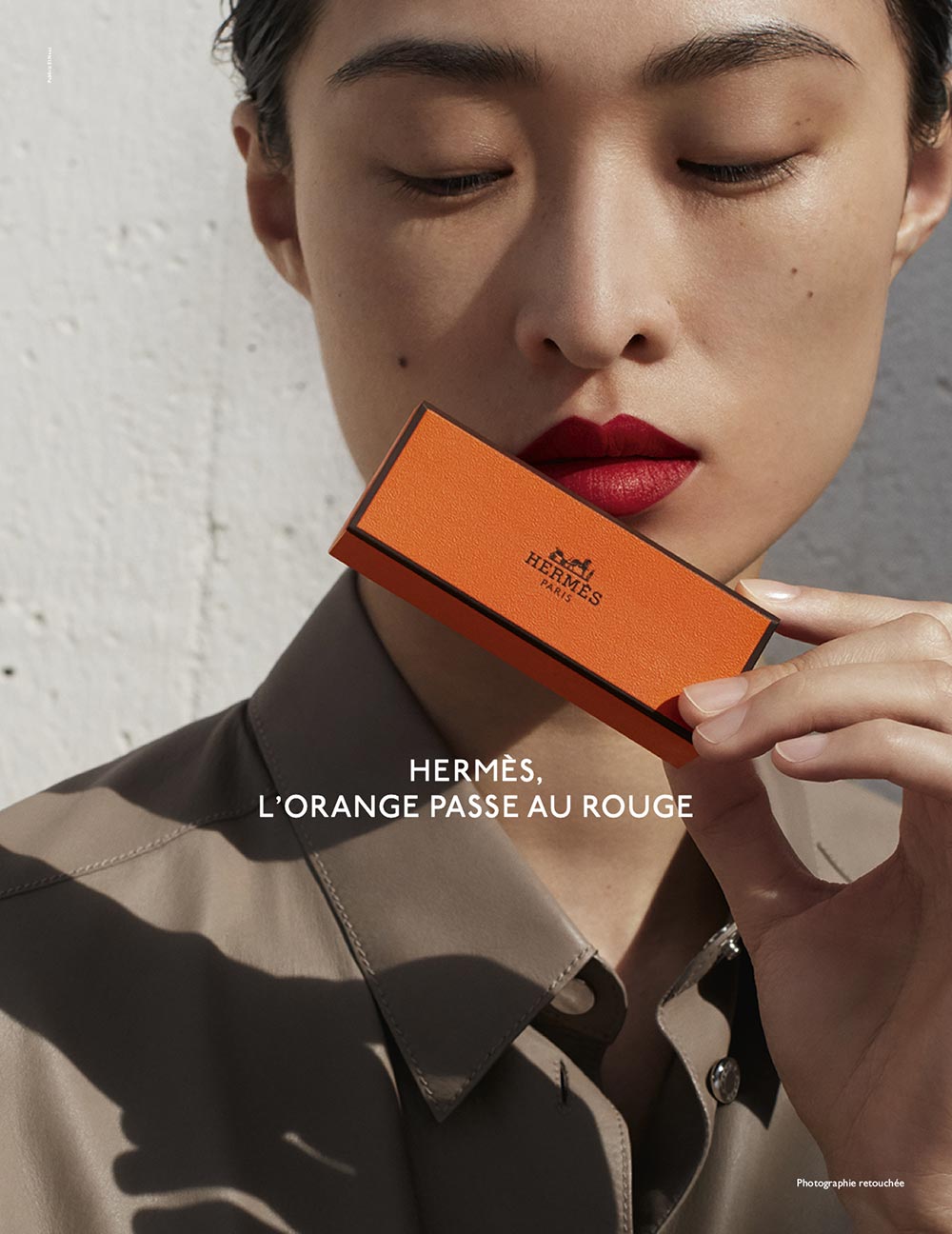 Hermès, l'orange passe au rouge