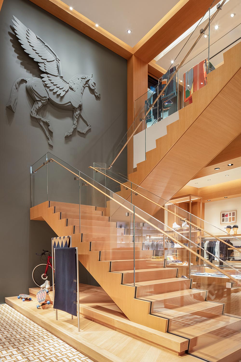 Magasin de Vancouver, Canada Escalier du magasin de Vancouver au Canada