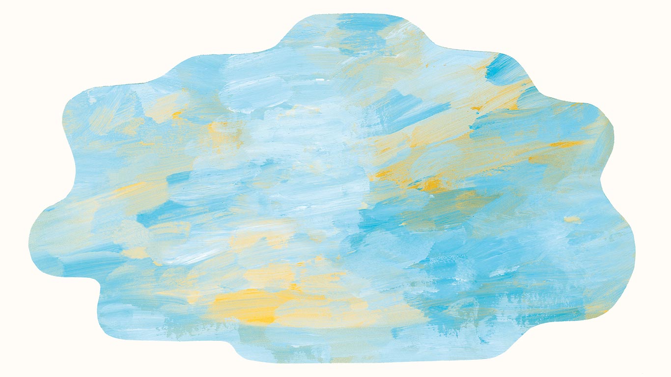 Nuage fond beige